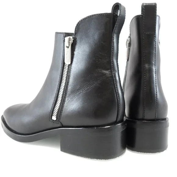 NWT$525 3.1 Phillip Lim Alexa Leather Ankle Bootie Dual Side Zippers Boots 38.5 - Picture 13 of 17
